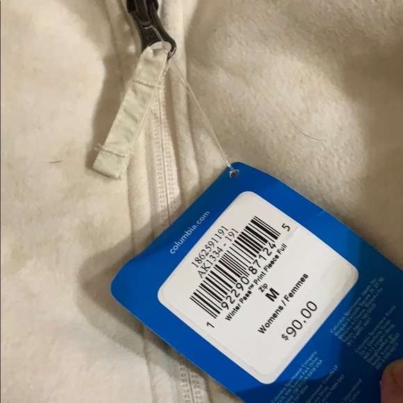 Brand new, light beige Columbia sweatshirt size M - Picture 2 of 5